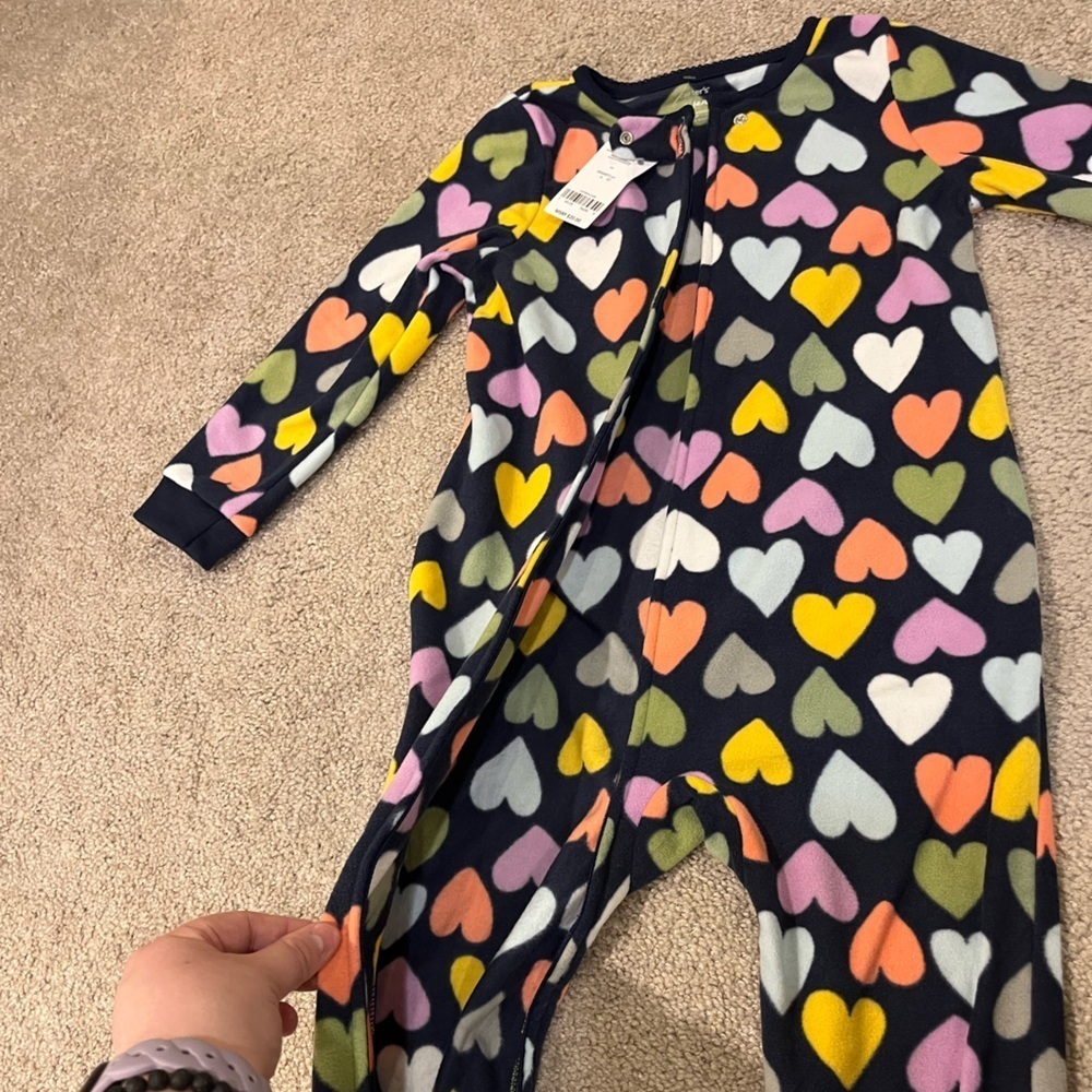 Carter's Girls Soft & Warm Fleece Footie Pajama - Picture 8 of 10